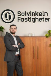 Mikael Issa från Solvinkeln Fastigheter.